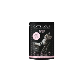 Cat's Love Junior Buste 12 x Gr 85 Pollo - Catslove