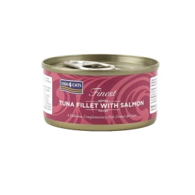 FISH4CATS Finest Filetti Tonno/Salmone 70g