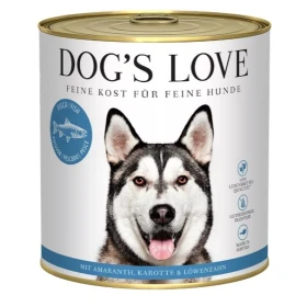DOG'S LOVE 800g Pesce/Amaranto/Carota/Tarassaco - DOGSLOVE