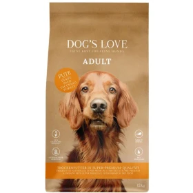 DOG'S LOVE Tacchino 12 kg - Mangime Secco per Cani