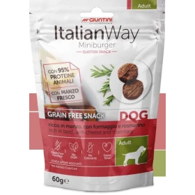 Italian Way Dog Burger Manzo/Formaggio 60g - Giuntini