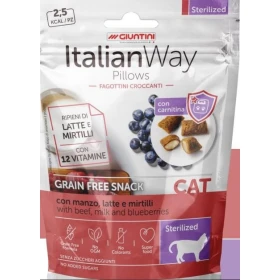 Italian Way Cat Pillow Sterilized Manzo 60g - Giuntini