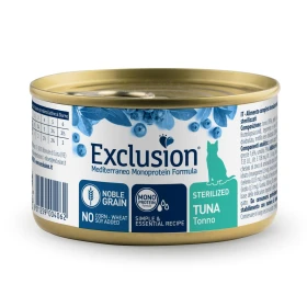 Exclusion Medit Noble Cat Um Sterilized Tonno Gr 85 - Dorado