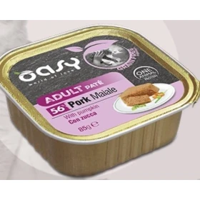 OASY Cat Grain Free Maiale con Zucca 19 x gr 85