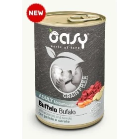 Oasy Dog Grain Free Bufalo 400g - Mangime Umido per Cane