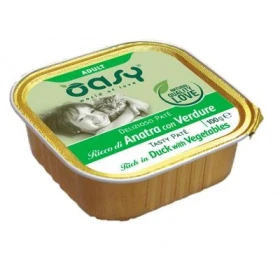 Oasy Cat Paté Delizioso Anatra/Verdure 16 x 100g