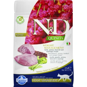 ND Cat Quinoa Weight con Agnello, Broccoli e Asparagi 300g - Farmina