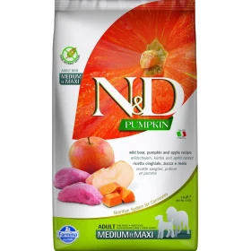 ND Dog Pumpkin Medium/Maxi Cinghiale/Mela 2,5 kg - Farmina