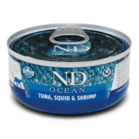 ND Cat Ocean Tonno/Sardine/Gamberetti 70g - Farmina