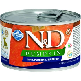 ND Umido Dog Pumpkin Puppy Mini Agnello/Mirtillo 140g - Farmina