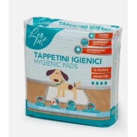 LEO TAPPETINI ASSORBENTI 60X60 CM - LEOPET, 10 PZ