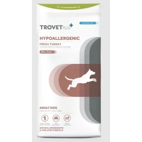 TROVET Dog Hypoallergenic Tacchino 3kg - Mangime Dietetico per Cani
