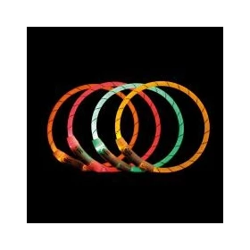 Trixie Anello Flash USB M/L 45 cm Arancio