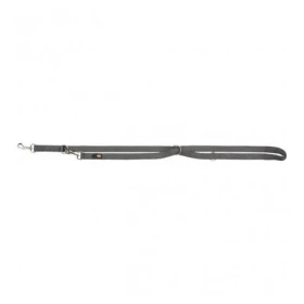 TX Premium Guinzaglio Addestramento Doppio, TRIXIE, 2m/15mm, Grigio
