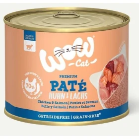 WOW Cat Pollo/Salmone 200g - Nutrizione Gustosa per Gatti