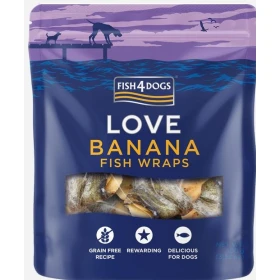 Fish4Dogs Love Involtini Pesce/Banana 100g