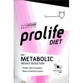 Prolife Cat Metabolic 12 x Gr 85 - Mangime Dietetico per Gatti