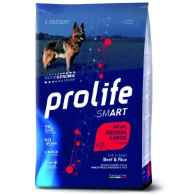 Prolife Dog Smart Medium/Large Manzo/Riso