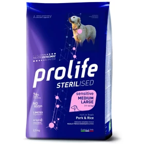 Prolife Dog Sterilized Medium/Large Maiale/Riso 12 kg