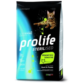 Prolife Cat Sterilized GF Quaglia/Patate 7kg