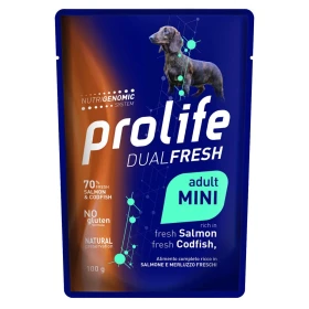 Prolife Dog UM Dual Buste Mini Salmone 10 x Gr 100