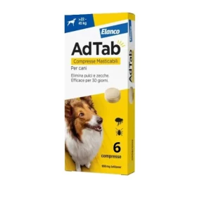 Adtab Compresse Masticabili per Cani - Elanco - , 45 compresse