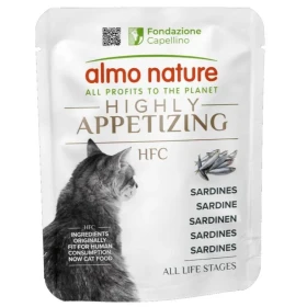 Almo Cat HFC Highly Appetizing Buste 24 x Gr 50 Sardine