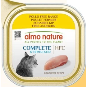Almo Nature Cat Complete Sterilized Pollo Free Range 17 x 85 g