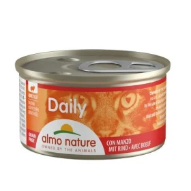 Almo Nature Daily Manzo a Dadini 85 g - Umido per Gatti