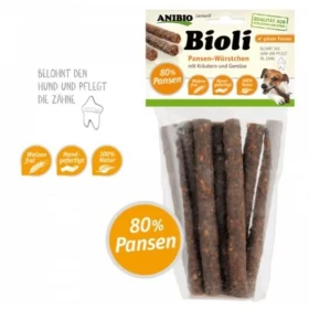 ANIBIO Bioli Rumine PZ 7 - Snack naturale per cani
