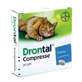 Antiparassitario compresse masticabili gatti Drontal - 2 compresse