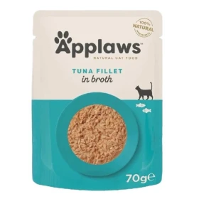 Applaws Buste con Filetto di Tonno in Brodo per Gatto 12 x 70 g