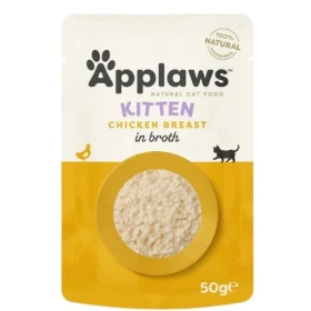 Applaws Buste Kitten Petto di Pollo in Brodo 12 x 50 g
