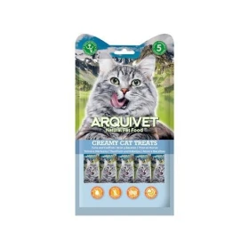 Arquivet Snack cremoso per gatti Tonno e Merluzzo 5 x 14 g