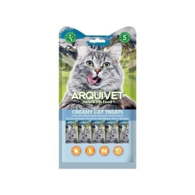 Arquivet Snack cremoso per gatti Tonno e Merluzzo 5 x 14 g