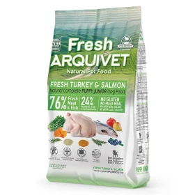 Arquivet Fresh Puppy Junior Tacchino e Salmone 2,5 kg