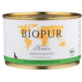 Biopur Dog Pollame/Riso/Carote 400g - Cibo Umido per Cani