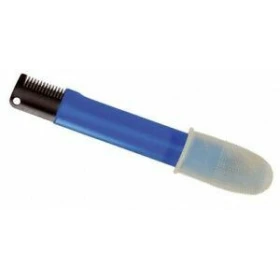 Camon Stripping Manico Blu Denti Larghi - Strumento per Cani