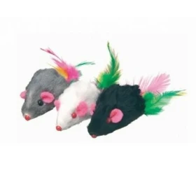 Camon Topini Mix con Piuma - Accessori per Gatti