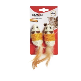 Camon Topo con Piuma - Gioco Interattivo per Gatti
