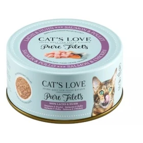 Cat's Love Filetti Salmone e Pollo 100g