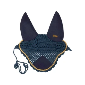 Derby Cuffietta in cotone con cordone anti-mosche - Full Blu Navy/Oro