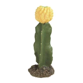 Desert Plant  1 - 5 X 6 X 16 H Cm. - Pianta Artificiale In Plastica E Resina Per Terrario