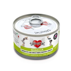 Disugual Dog Quaglia 150g - Mangime Umido per Cani