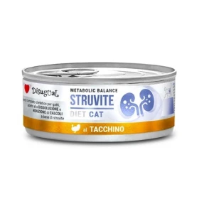 Disugual Struvite Tacchino 85g - Mangime Dietetico per Gatti