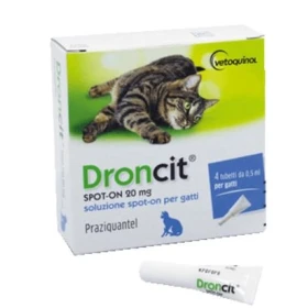 Droncit Spot-On 20 mg Tubetti da 0,5 ml - Vetoquinol