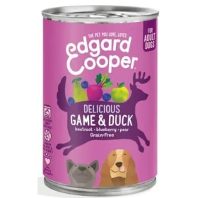 Edgard Cooper Cibo Umido Cane Selvaggina/Anatra 400 g