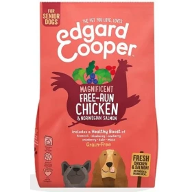 Edgard Cooper Dog Senior Pollo e Salmone Crocchette 2,5 kg