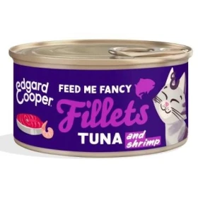 Edgard Cooper Gatto Filetti di Tonno e Gamberetti 70 g
