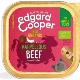 Edgard Cooper Manzo 17x100 g - Cibo umido per cani